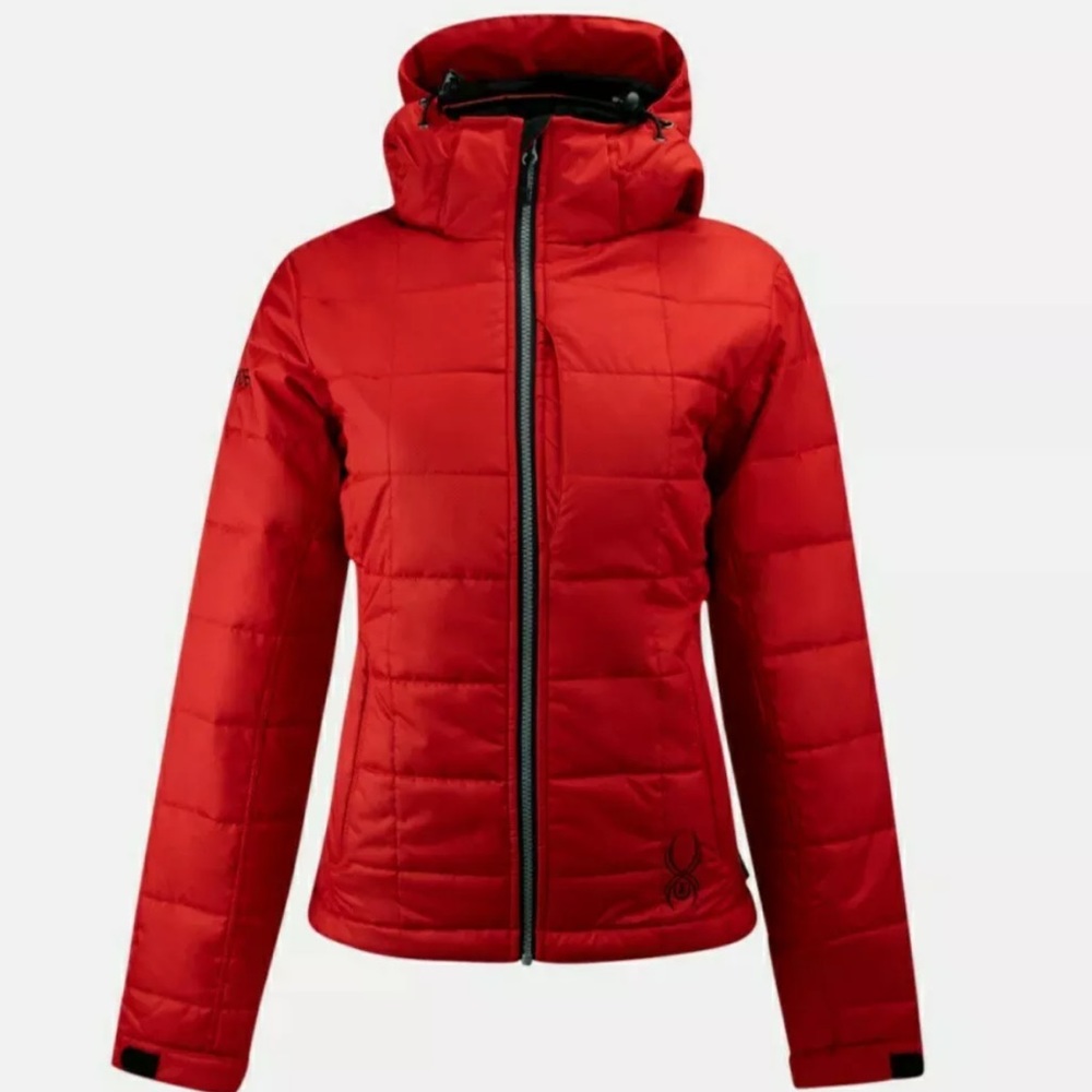 New Spyder Women's Headwall Insulator Jacket Red